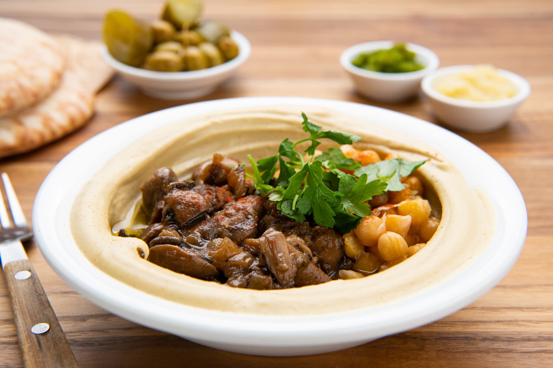 חומוס פטריות